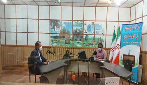 حضور مدیر کل استاندارد استان زنجان در برنامه زنده رادیویی دانشیخ از شبکه استانی اشراق